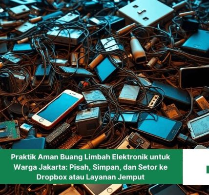 Praktik Aman Buang Limbah Elektronik untuk Warga Jakarta: Pisah, Simpan, dan Setor ke Dropbox atau Layanan Jemput